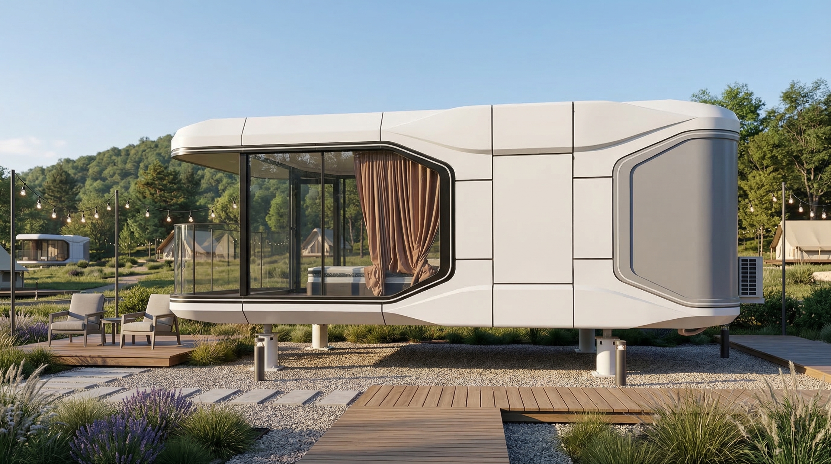 Eco Frame Capsule — Модульный капсульный дом